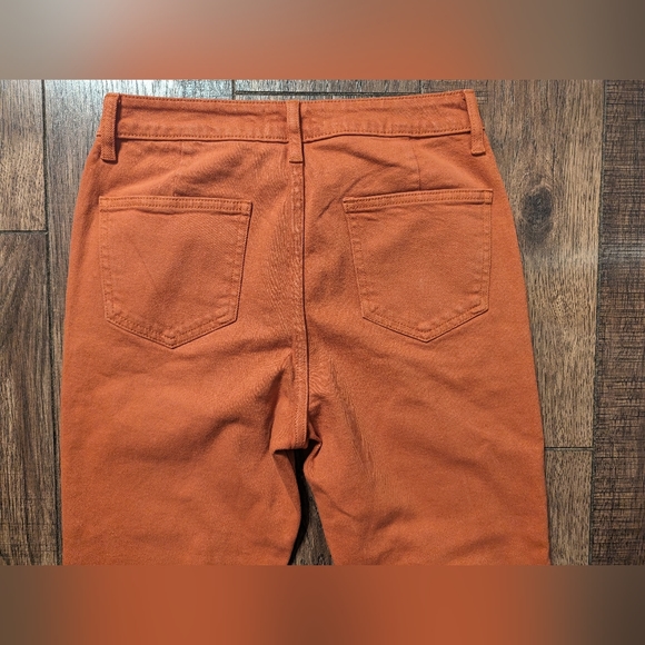 Just USA Women's High Rise Slim Straight Leg Jeans AB182 Rust Size 29 / 8 NWT! - Picture 13 of 16